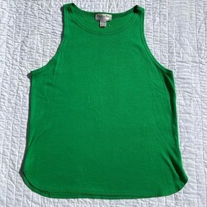 Vintage Dior green cotton tank top size s